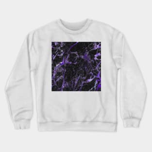 Dark violet marble Crewneck Sweatshirt